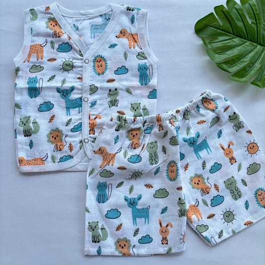 Premium Muslin co-ord set MN01