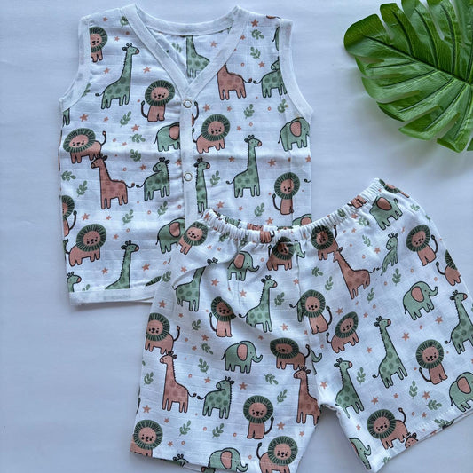 Premium Muslin co-ord set MN01