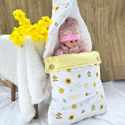 Premium Muslin Baby Carry Bed MN01