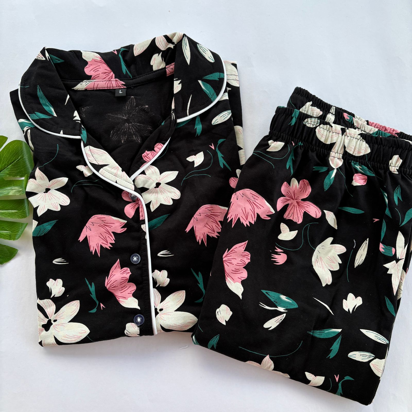 Women's collar night suit  JP01