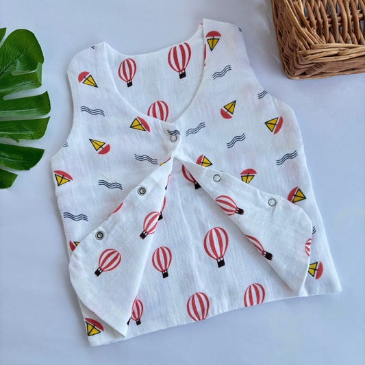 Reversible Muslin Jabla Double Layer MN01