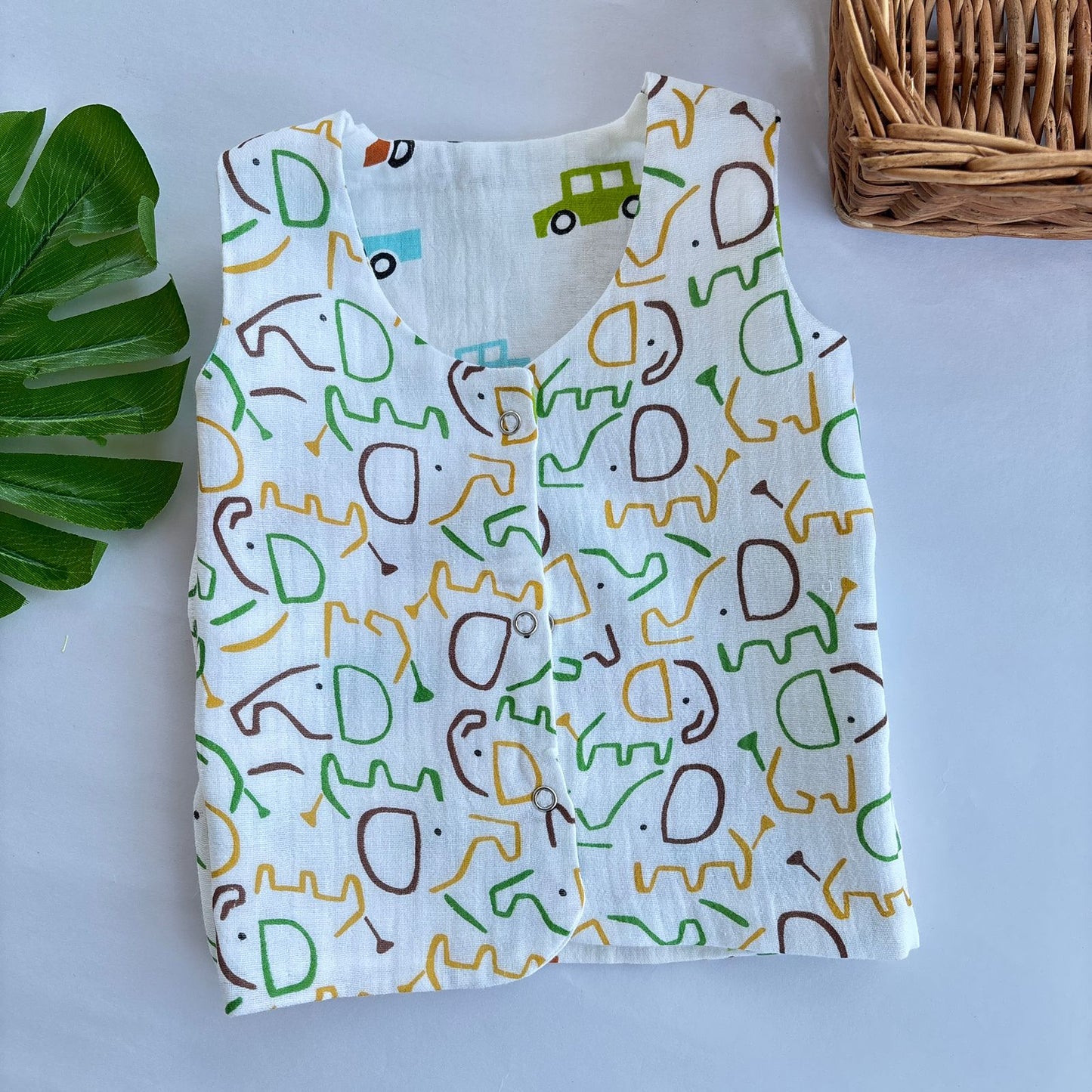 Reversible Muslin Jabla Double Layer MN01