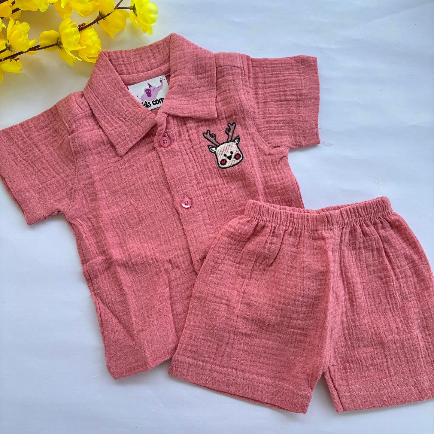 Muslin Double Layer Unisex co-ord set DL01
