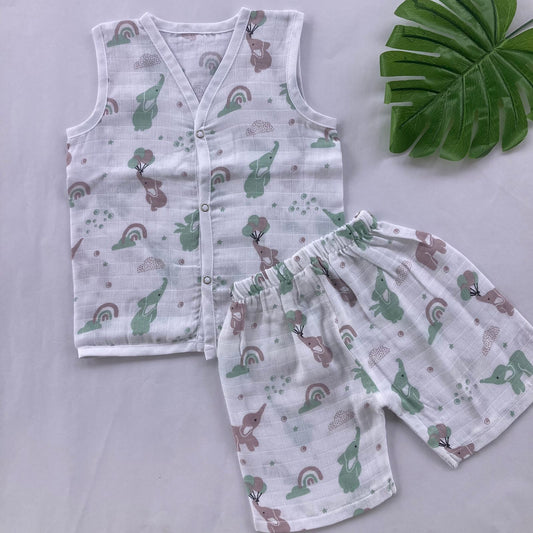 Premium Muslin co-ord set MN01