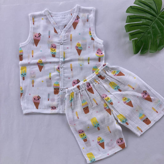 Premium Muslin co-ord set MN01
