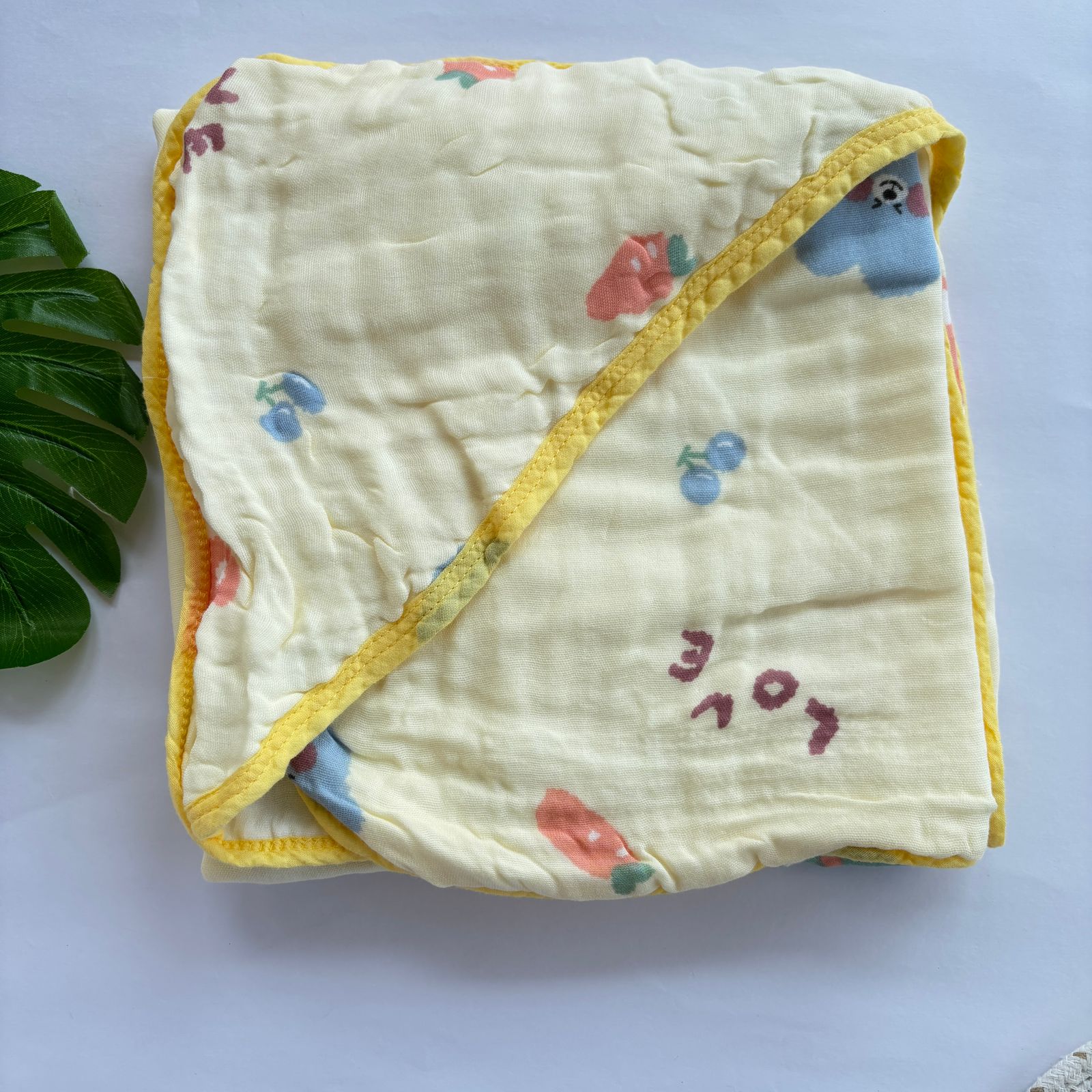 Baby Muslin Crinkled Cap Towel MN01