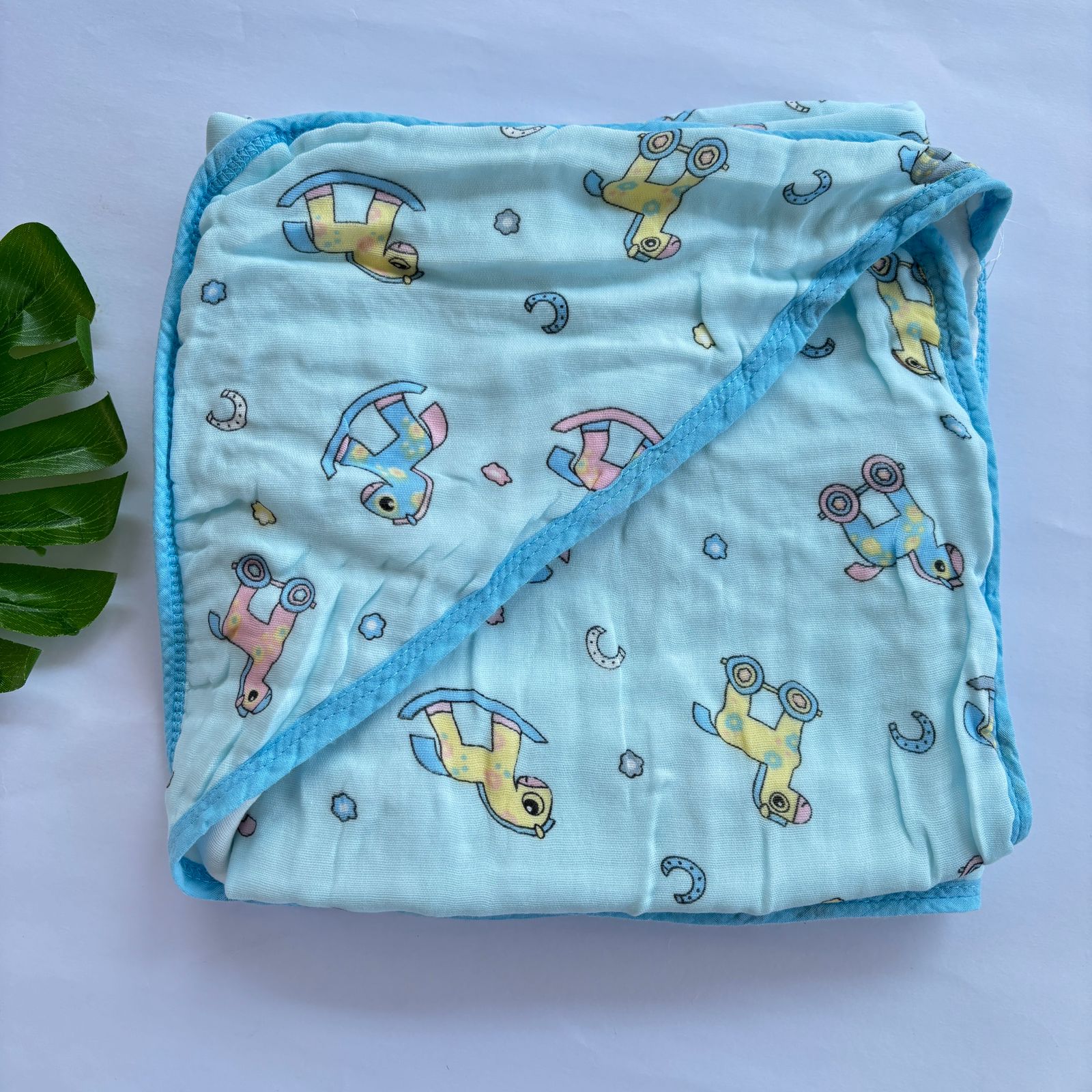 Baby Muslin Crinkled Cap Towel MN01