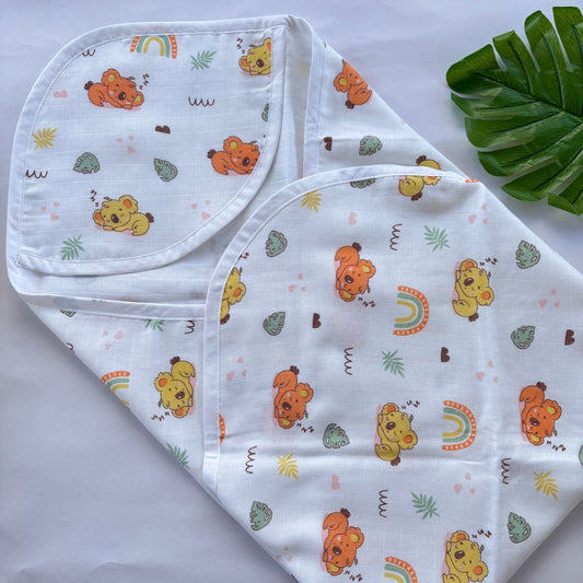 Baby muslin premium cap towel MN01