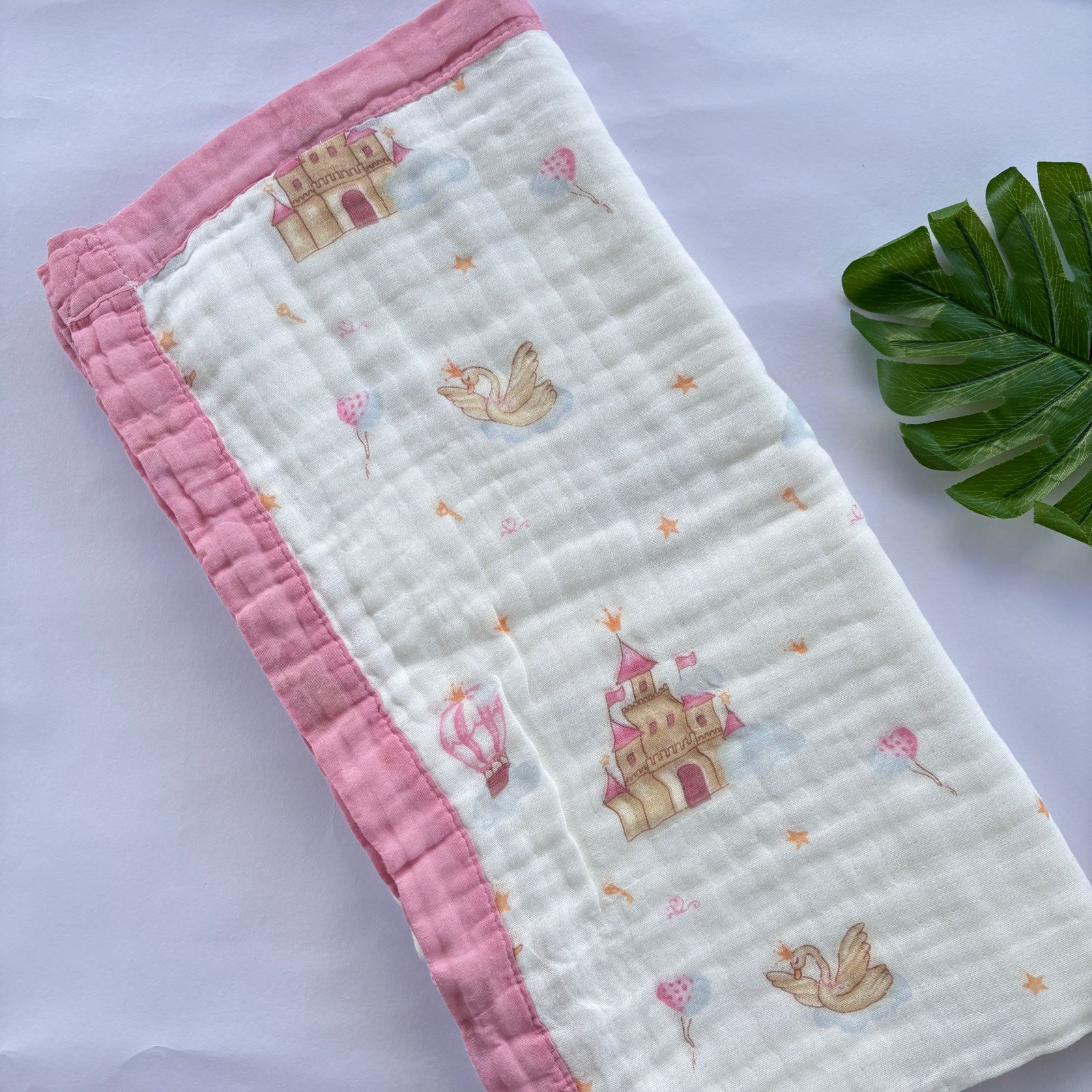 Crinkled Muslin 6 layer Blanket MN01