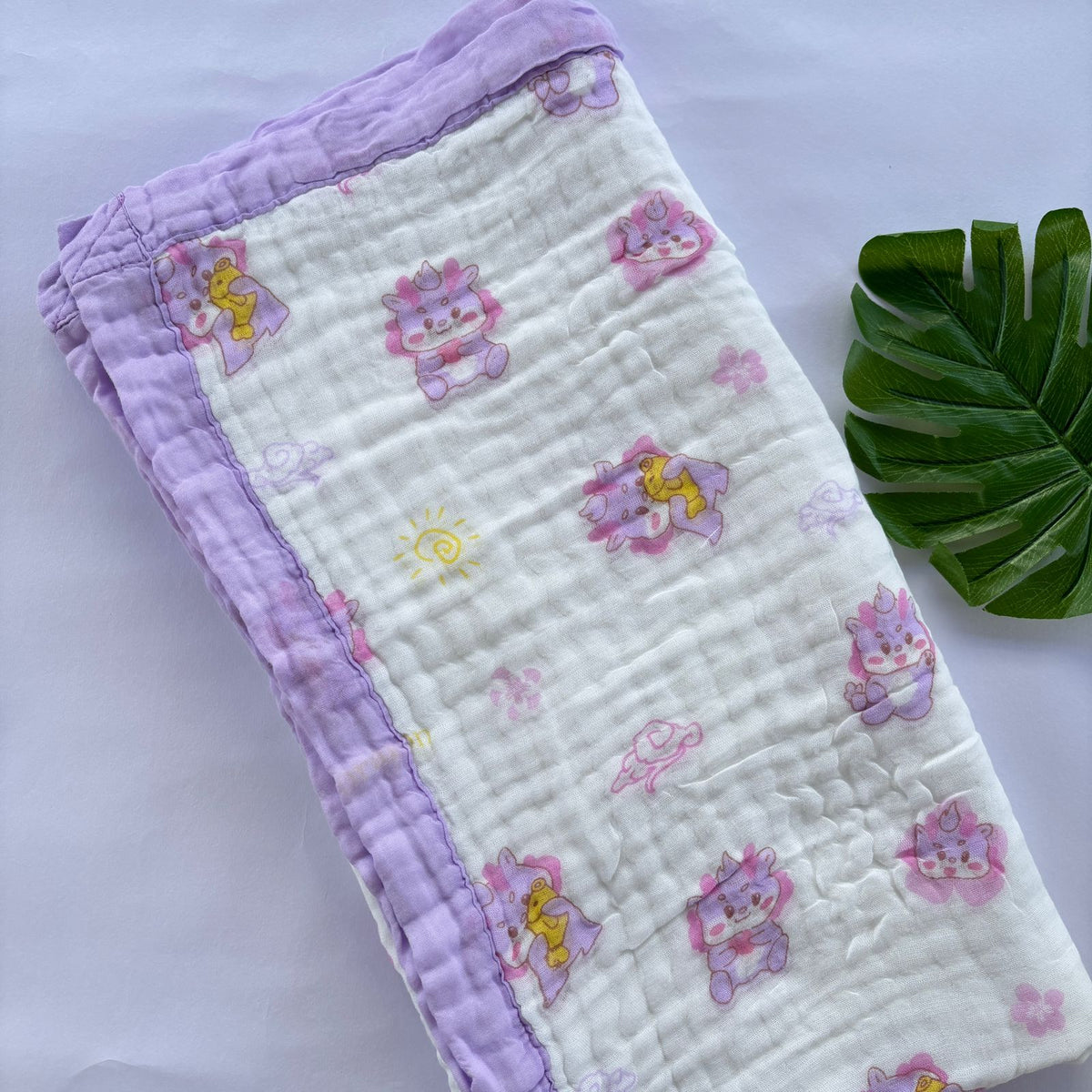 Crinkled Muslin 6 layer Blanket MN01