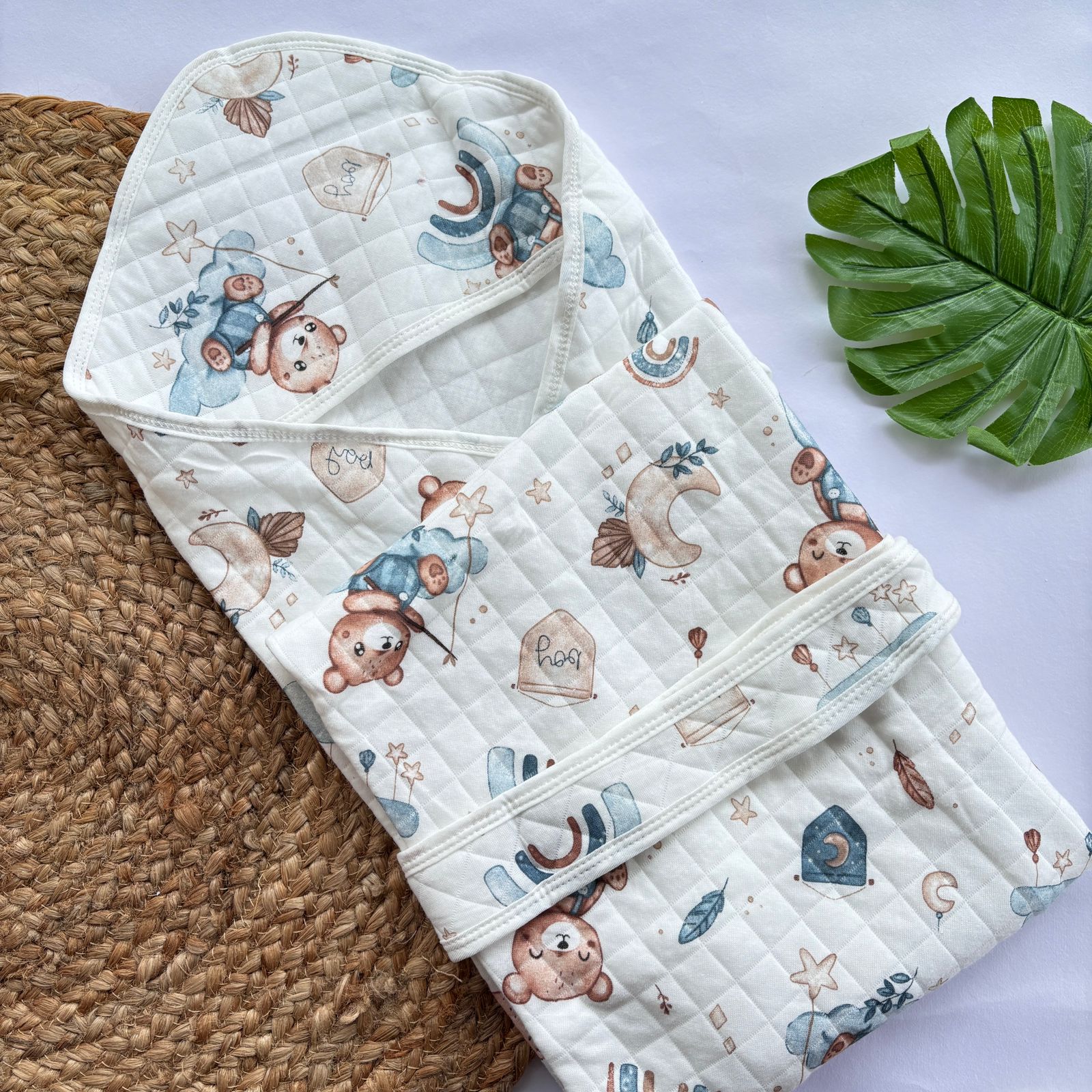 Baby Hooded Wrap / Blanket MN01