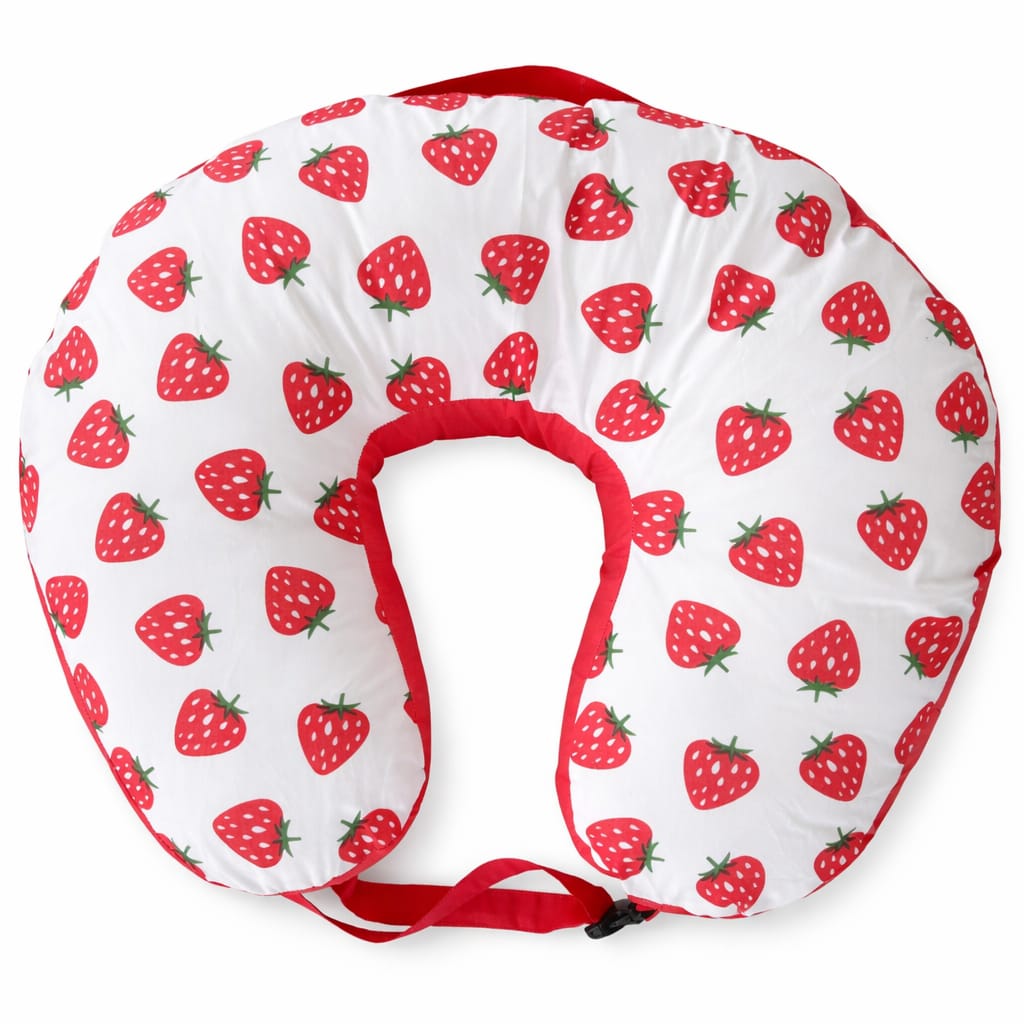 Feeding Pillow Strawberry print  MN01
