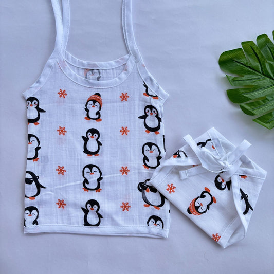 Muslin Knot jabla and Nappy set MN01