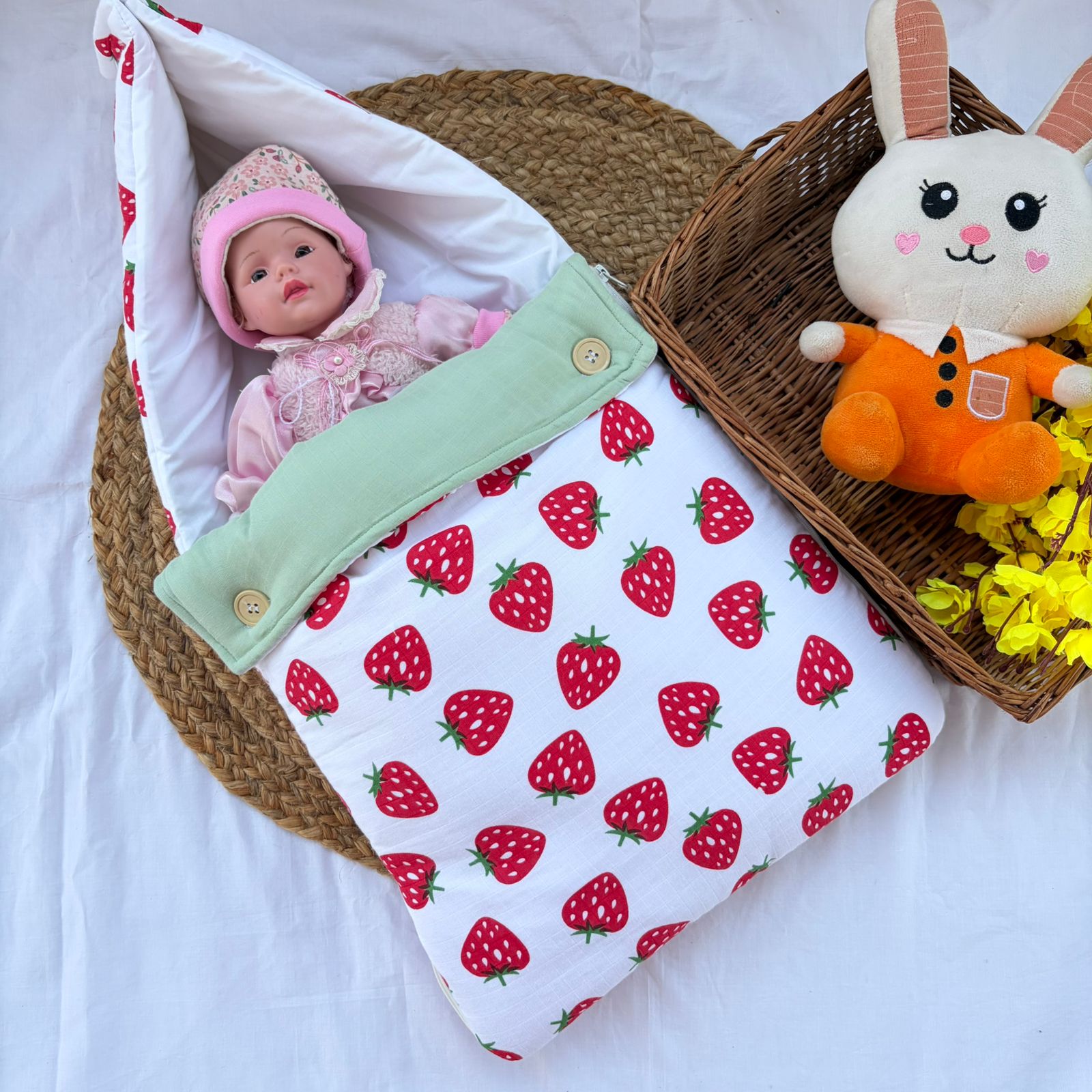 Premium Muslin Baby Carry Bed Online