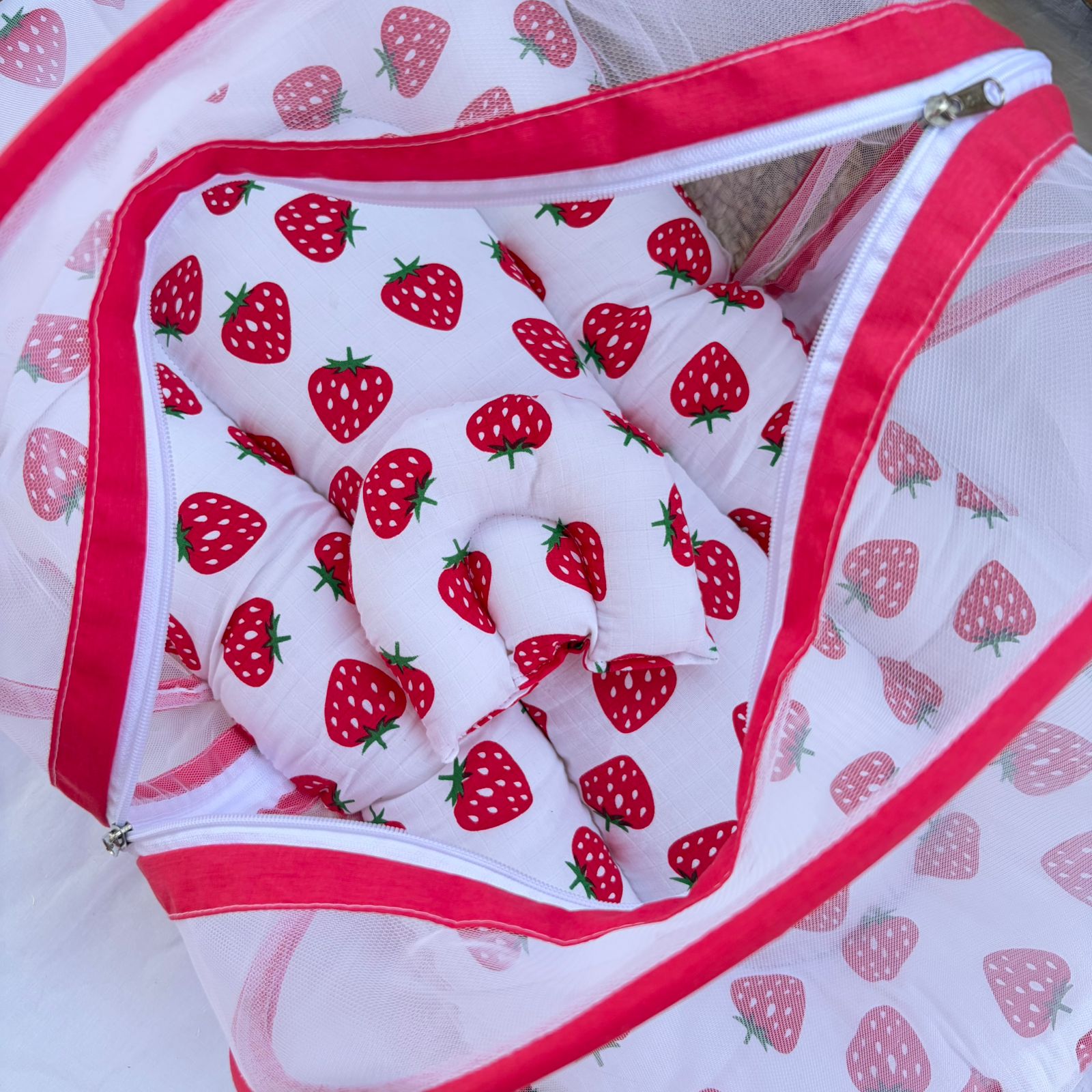Baby Muslin Mosquito Net Bed and Carry Bed Combo MN01
