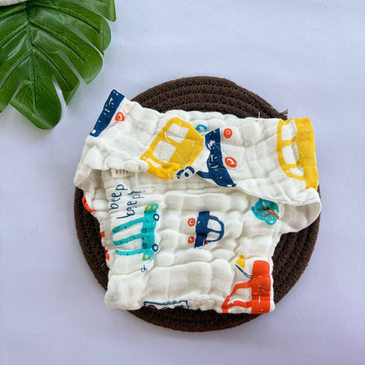 Muslin 6 layer Premium Nappy