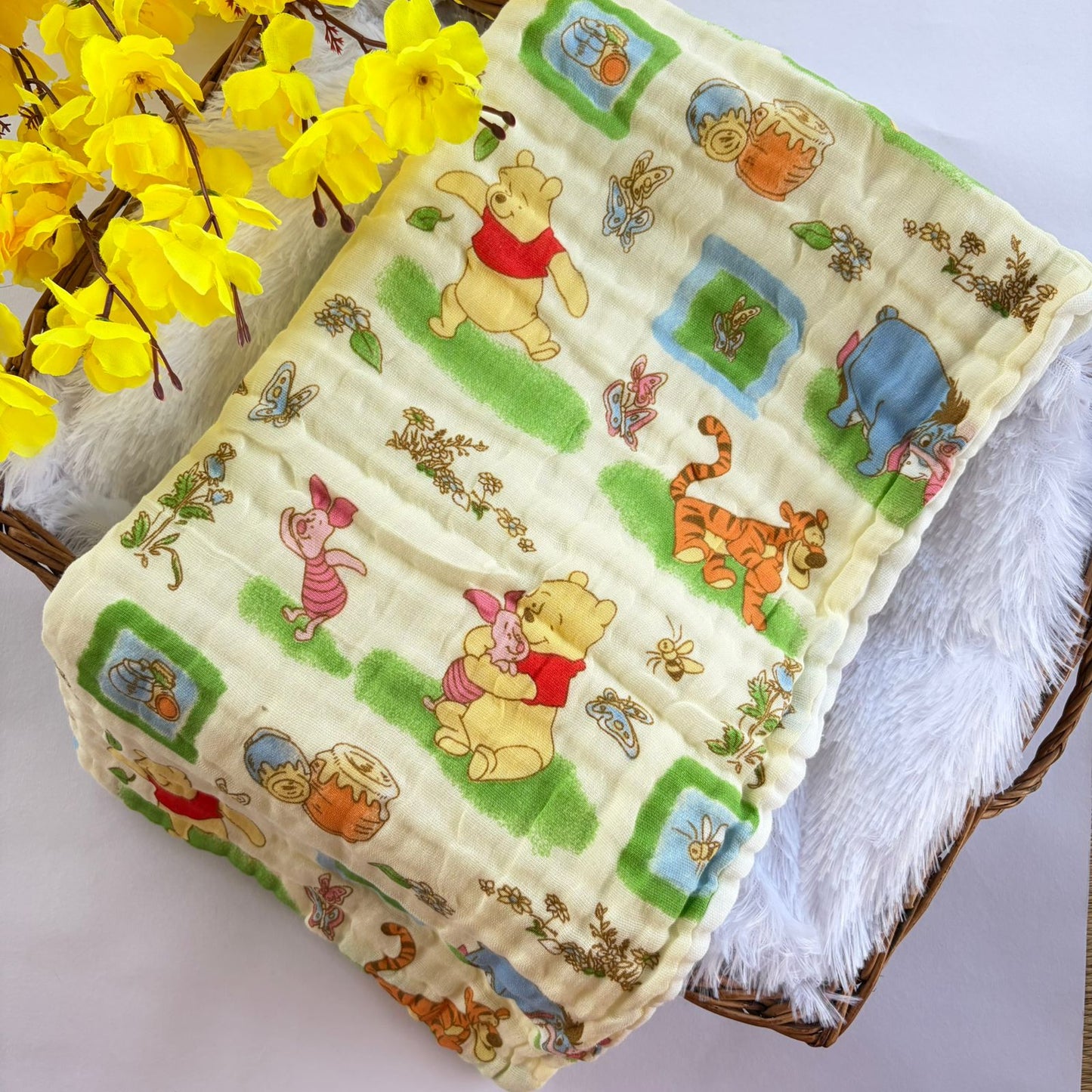 Muslin Crinkled  6 Layer Bath Towel MN01