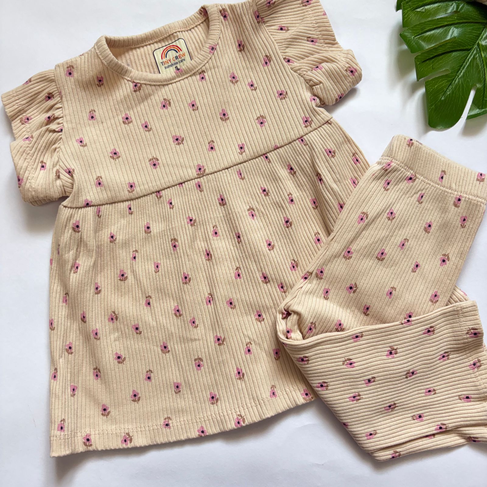 Girls Waffle knit Co-Ord Set FC01