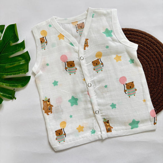 Muslin Button jablas MN01