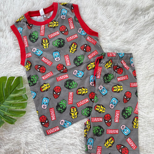 Sleeveless Shorts Set SS02