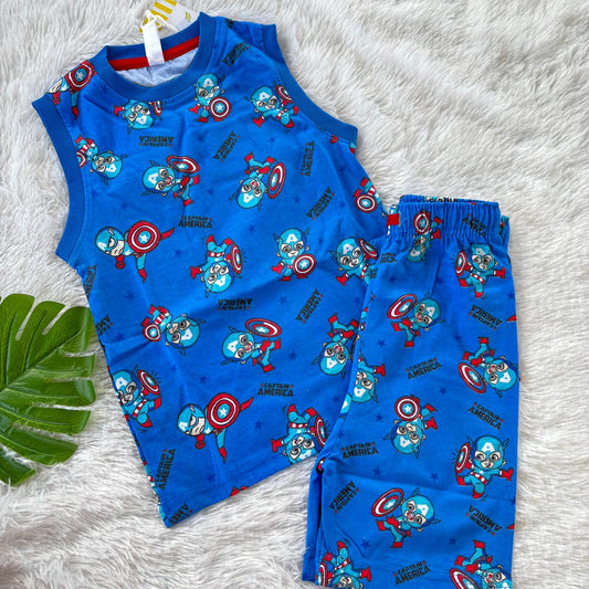 Sleeveless Shorts Set SS02