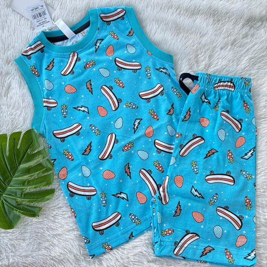 Sleeveless Shorts Set SS02