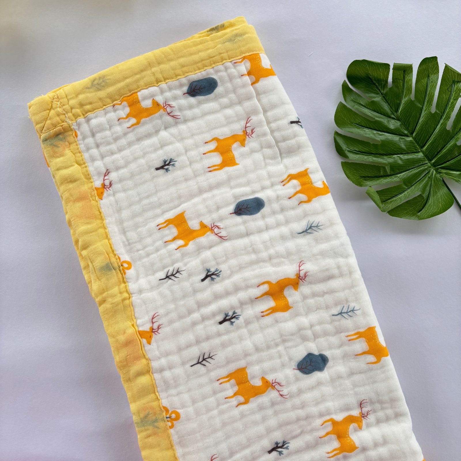 Crinkled Muslin 6 layer Blanket MN01