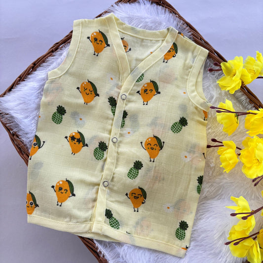 Muslin Button jablas MN01