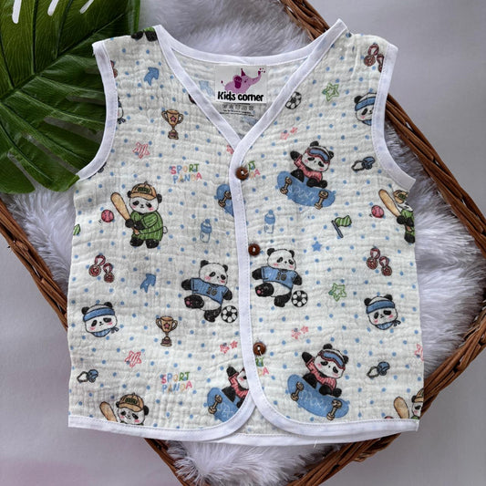 Muslin Crinkled Button jablas MN01