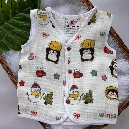 Muslin Crinkled Button jablas MN01