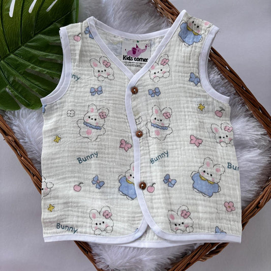 Muslin Crinkled Button jablas MN01