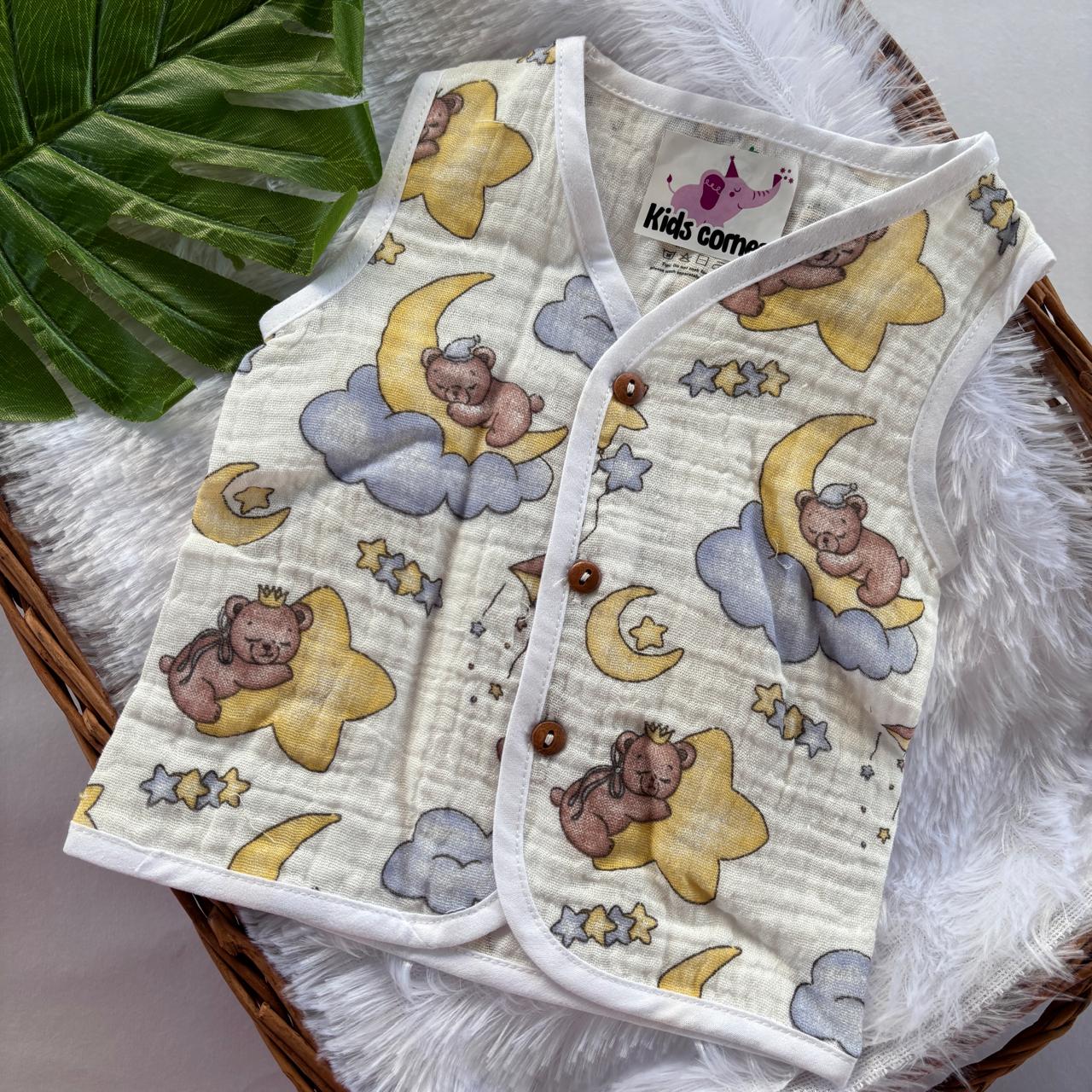 Muslin Crinkled Button jablas MN01