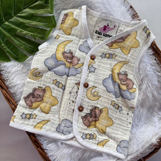 Muslin Crinkled Button jablas MN01