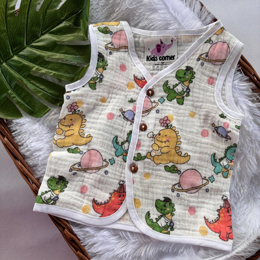 Muslin Crinkled Button jablas MN01