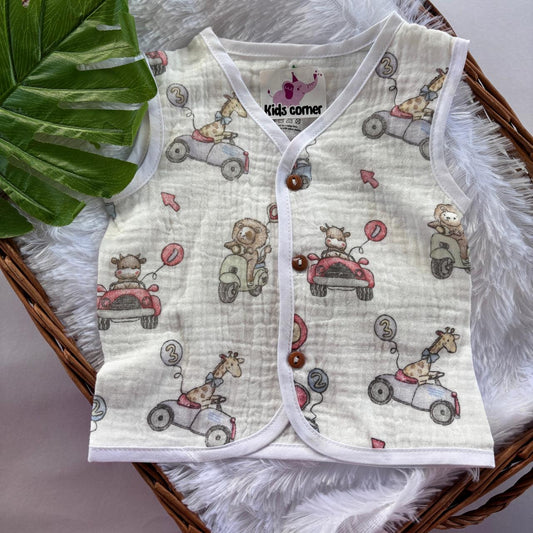 Muslin Crinkled Button jablas MN01