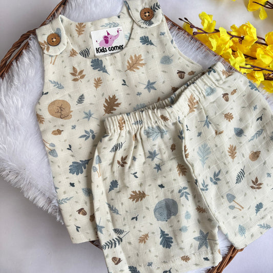Muslin Vest and Shorts Set Double Layer DL01