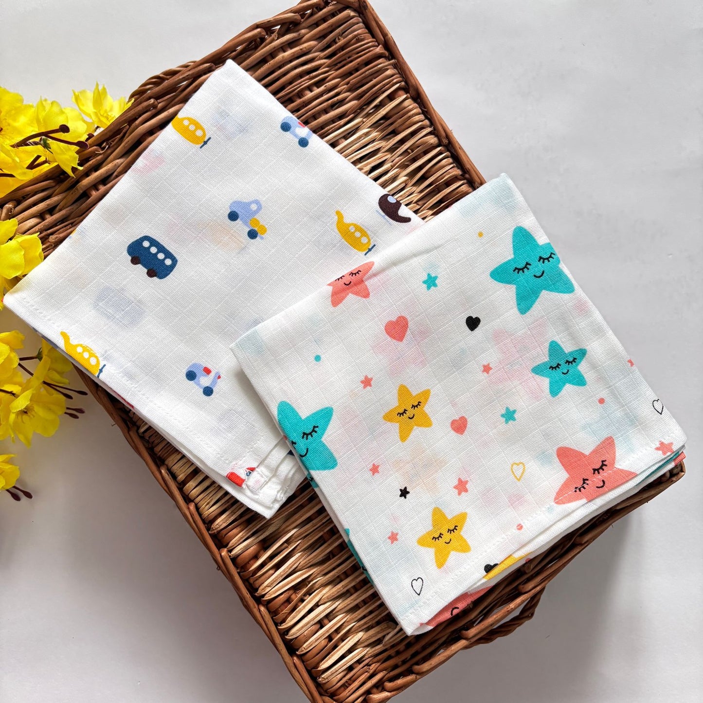 Muslin Bath Towel MN01 ( Pack of 2 )