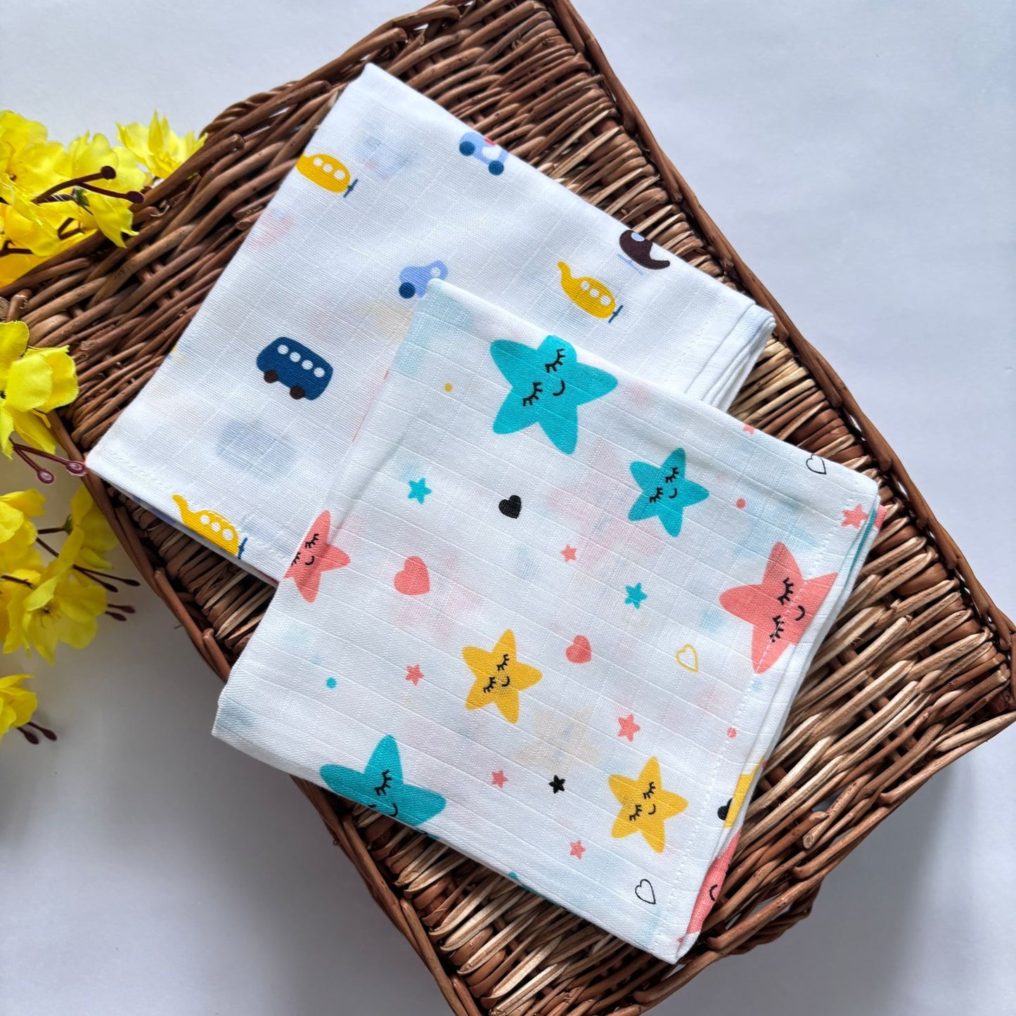 Muslin Bath Towel MN01 ( Pack of 2 )