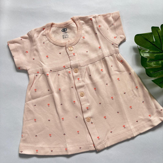 Baby front open premium frocks MN01