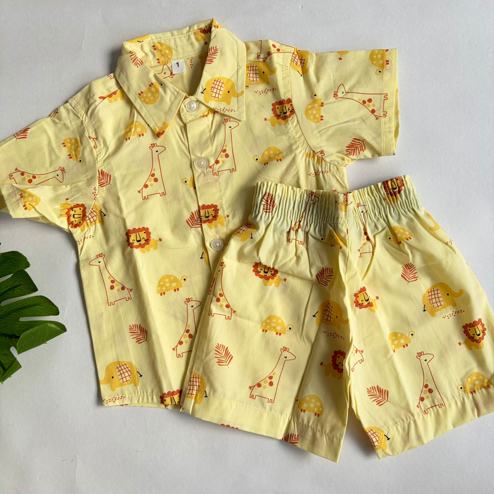 Boys Cotton Shirt And Shorts set CS01