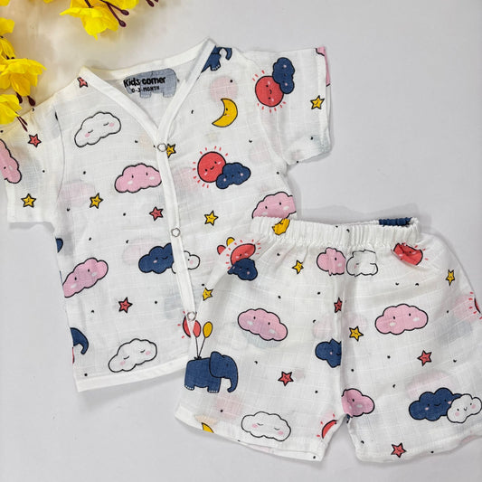 Premium Muslin co-ord set MN01