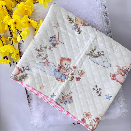 2 layer Muslin Receiving Blanket / Swaddle