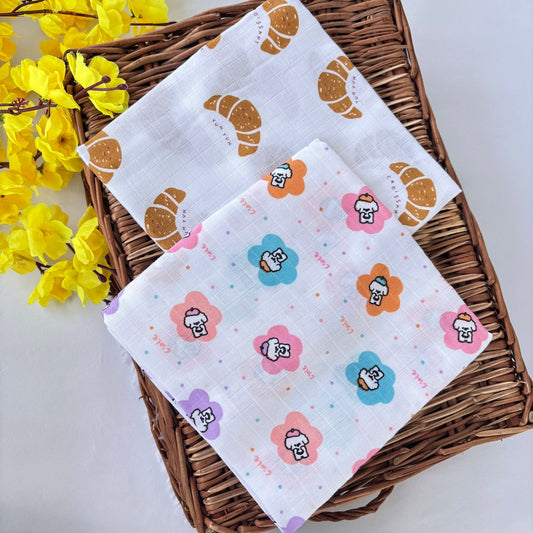 Muslin Bath Towel MN01 ( Pack of 2 )