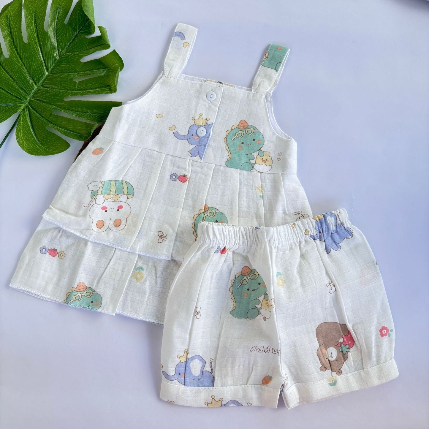 Girls Premium Muslin co-ord set DL01