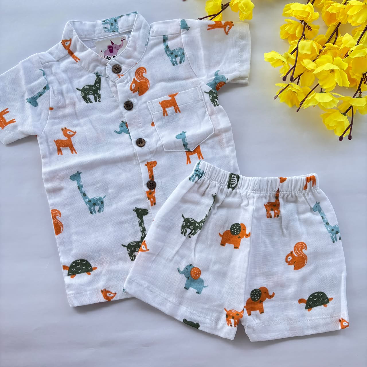 Buy Muslin Co Ord Set for Newborn Baby
