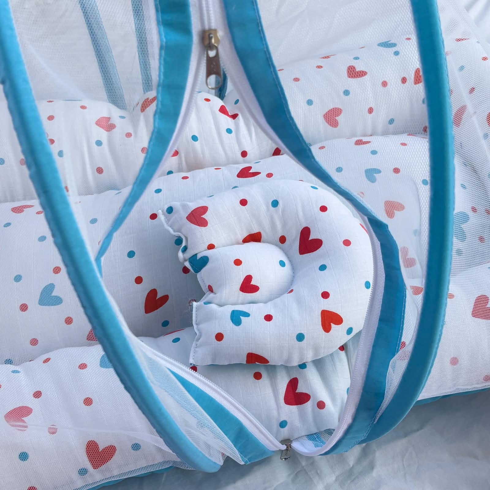 Baby Muslin Mosquito Net Bed and Carry Bed Combo MN01