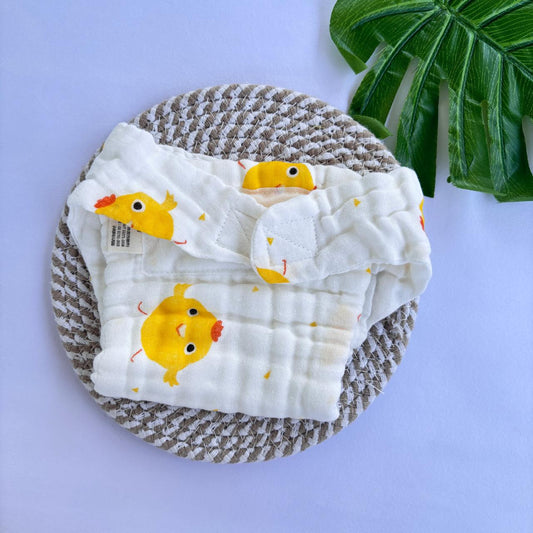 Muslin 6 layer Premium Nappy