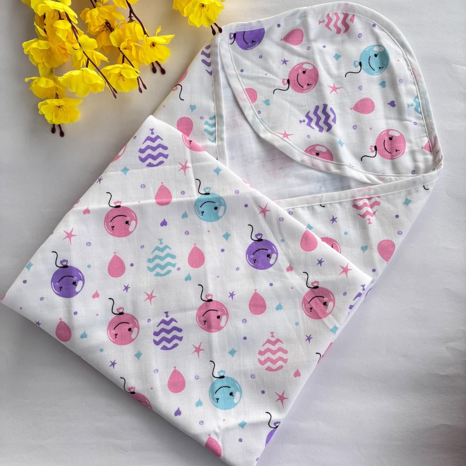 Baby muslin premium cap towel MN01