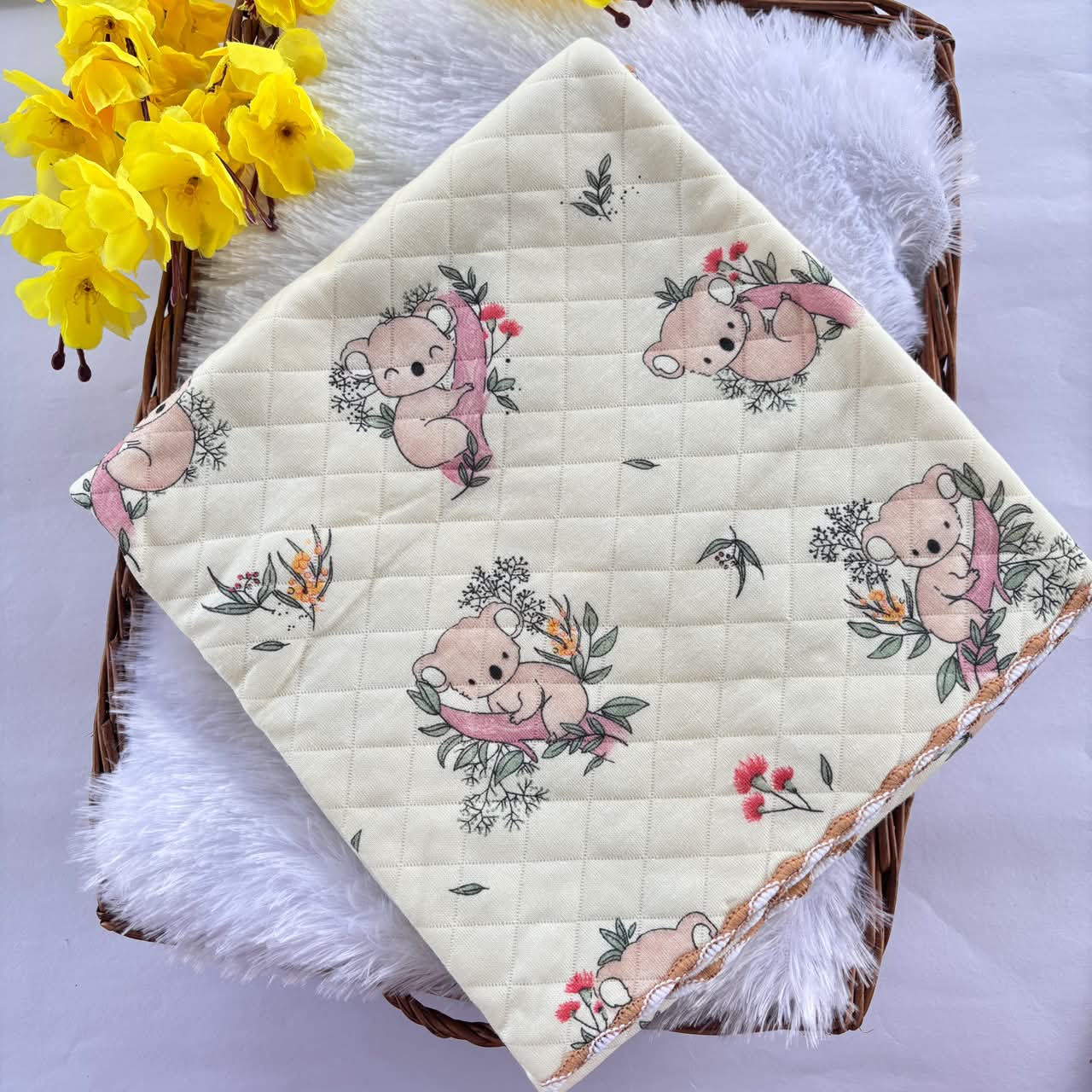2 layer Muslin Receiving Blanket / Swaddle