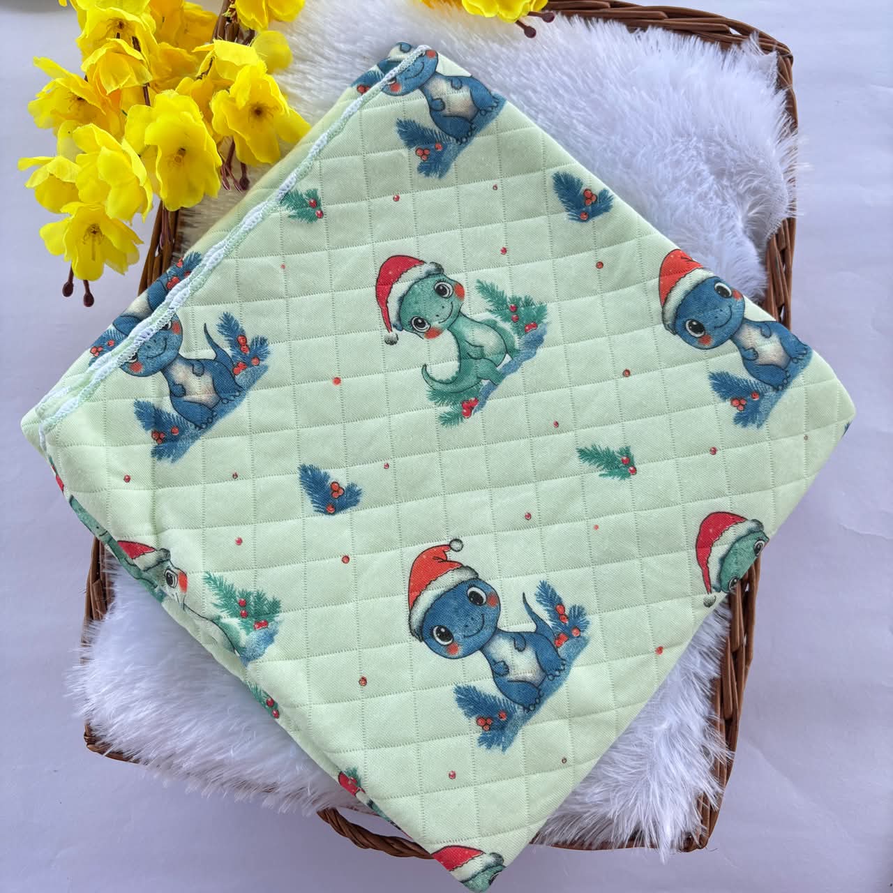 2 layer Muslin Receiving Blanket / Swaddle